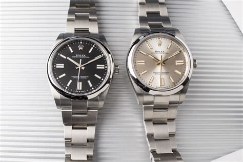 Rolex oyster perpetual vs op 41